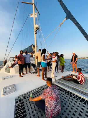 Yacht and Dhow Boat Sunset Cruise Zanzibar