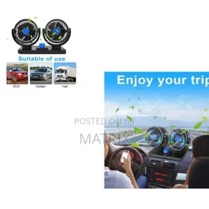 Car Dashboard 12v Electric Fan With Double Head