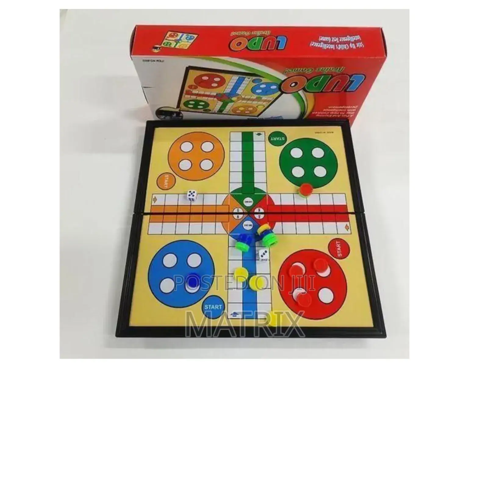 Ludo Magnetic Traditional Board Brain Game - Foldable