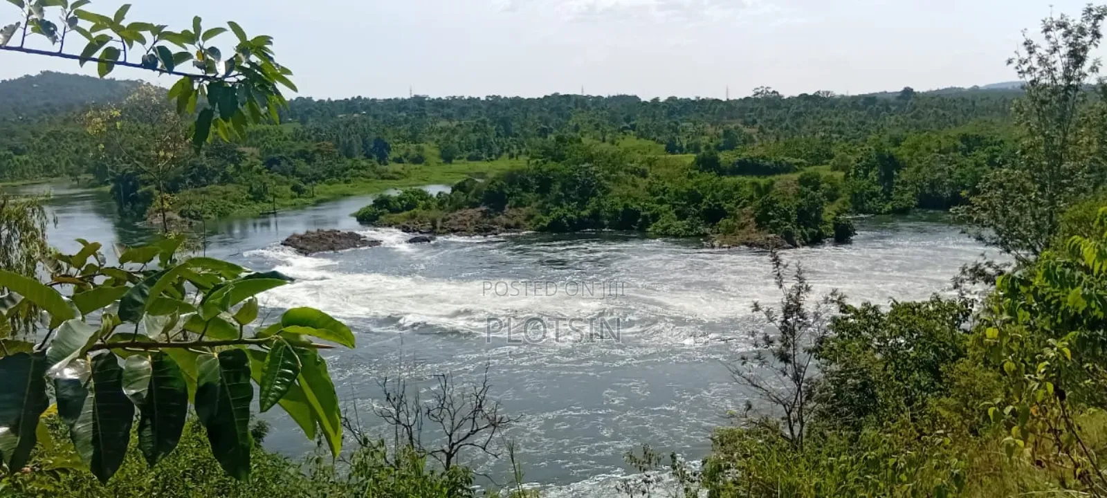 2 Acres on the River Nile With a View of the Water Falls