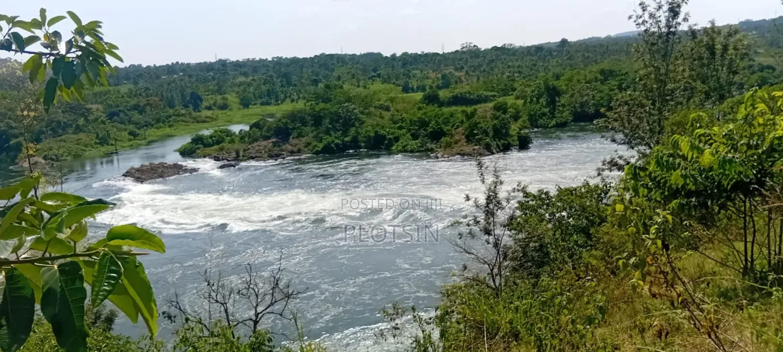 2 Acres on the River Nile With a View of the Water Falls