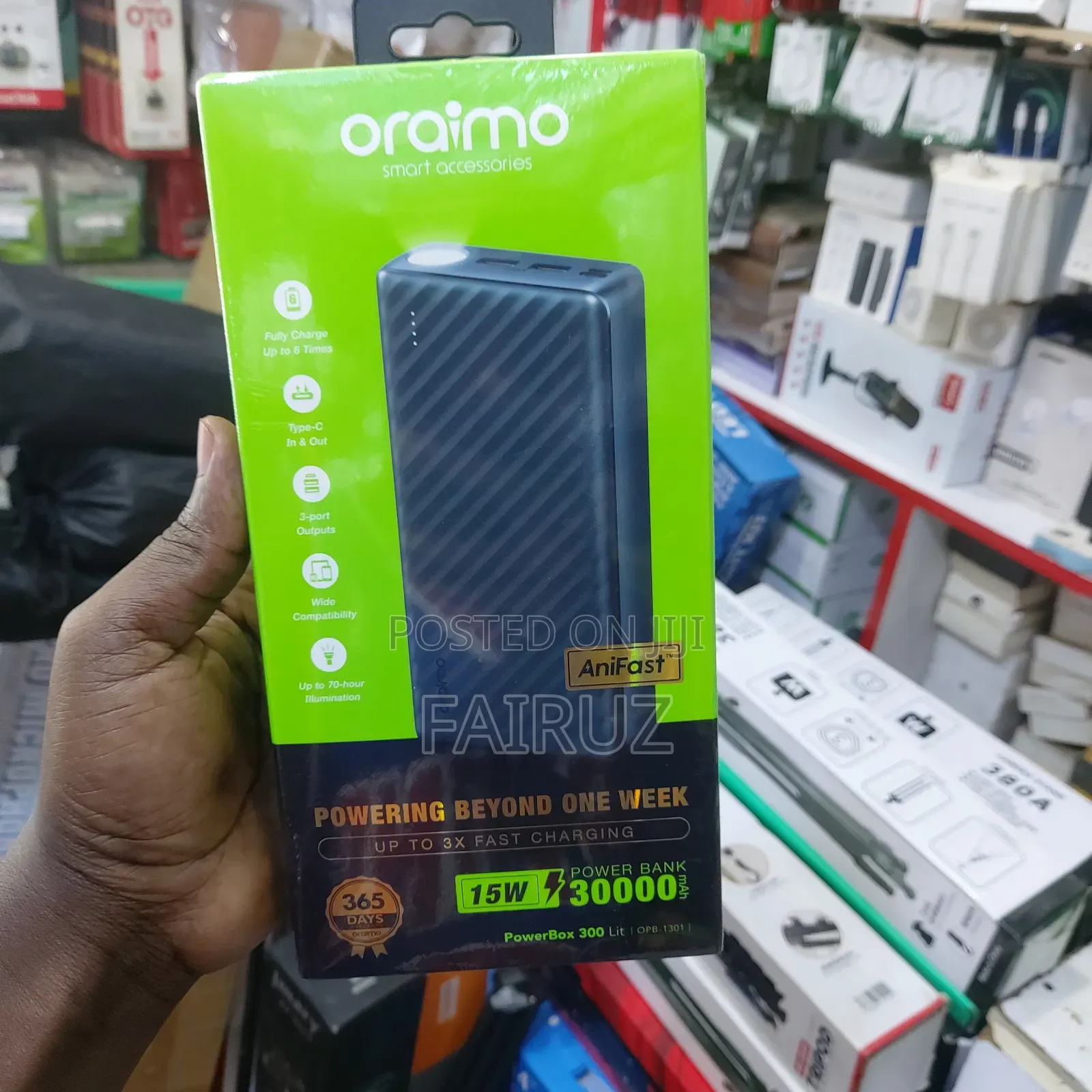 30000mah Antifast Oraimo Power Bank 15w