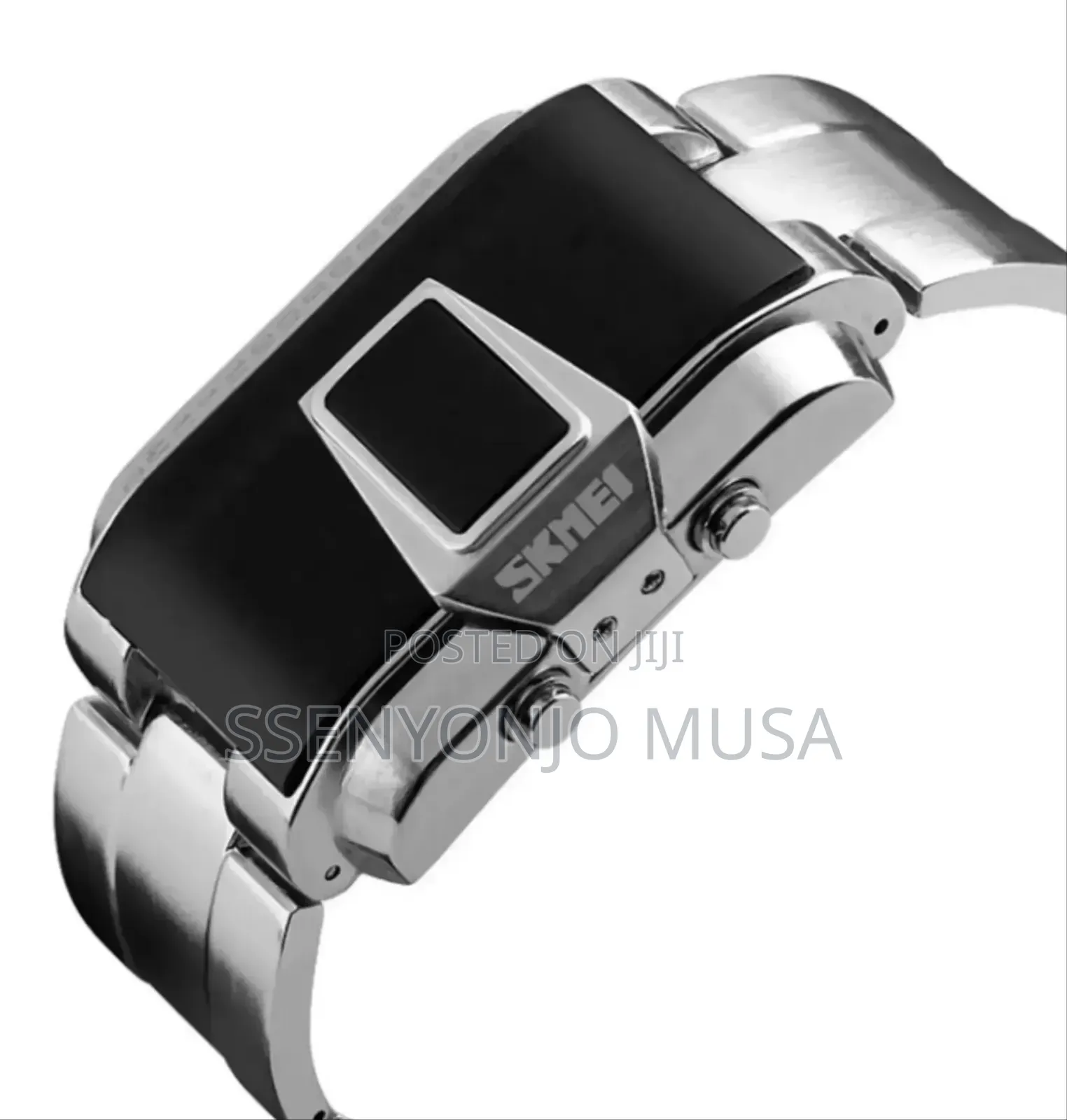 Skmei 1179 Digital Led Men’S Watch – 5atm Waterproof Stainless Steel