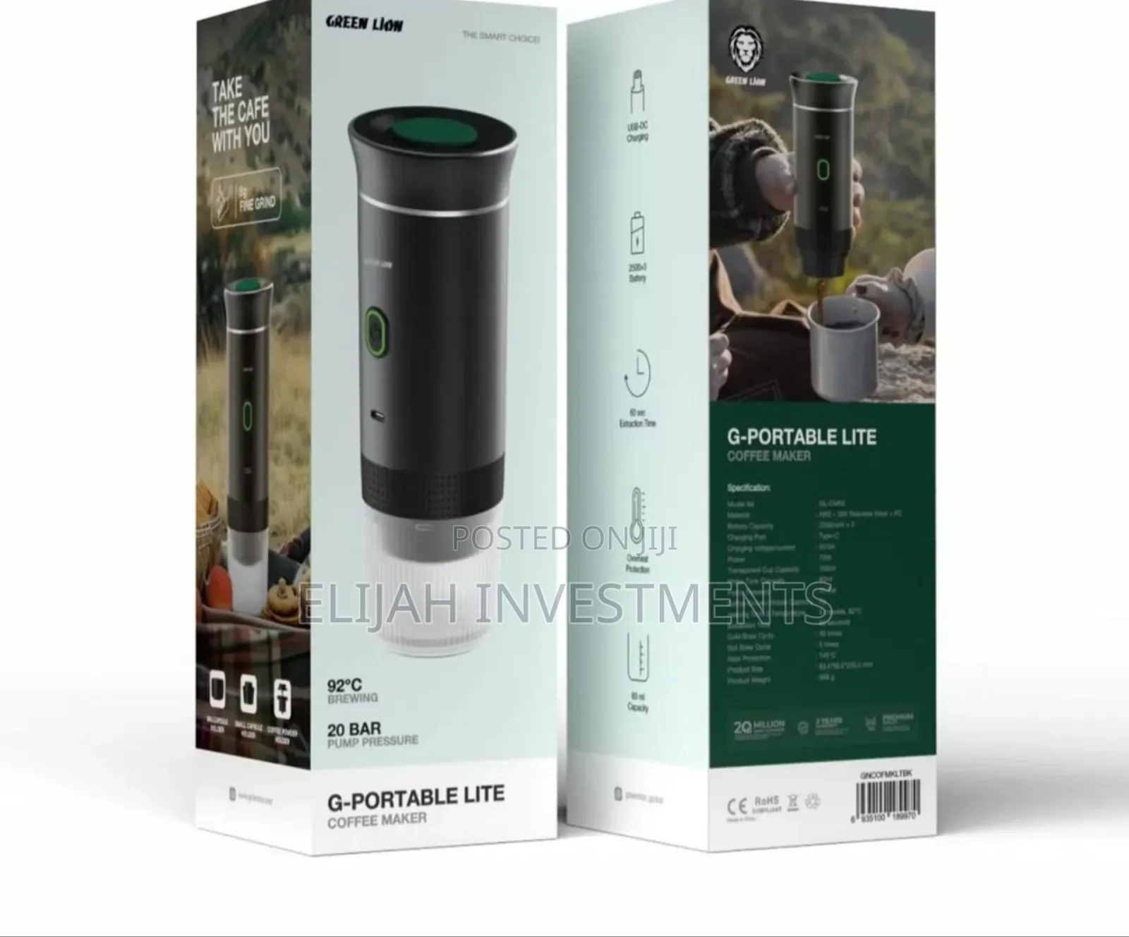 Green Lion G-Portable Lite Coffee Maker.