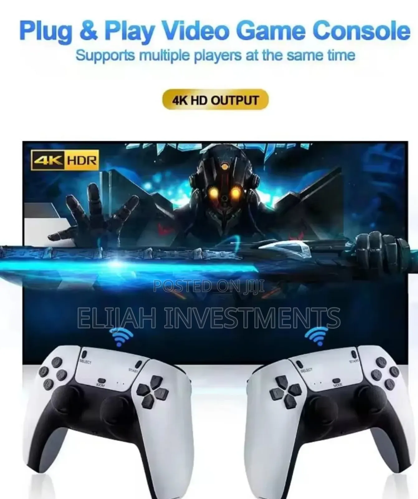 Ultra Hd Game Stick Featuring 2.4g Wireless Controllers