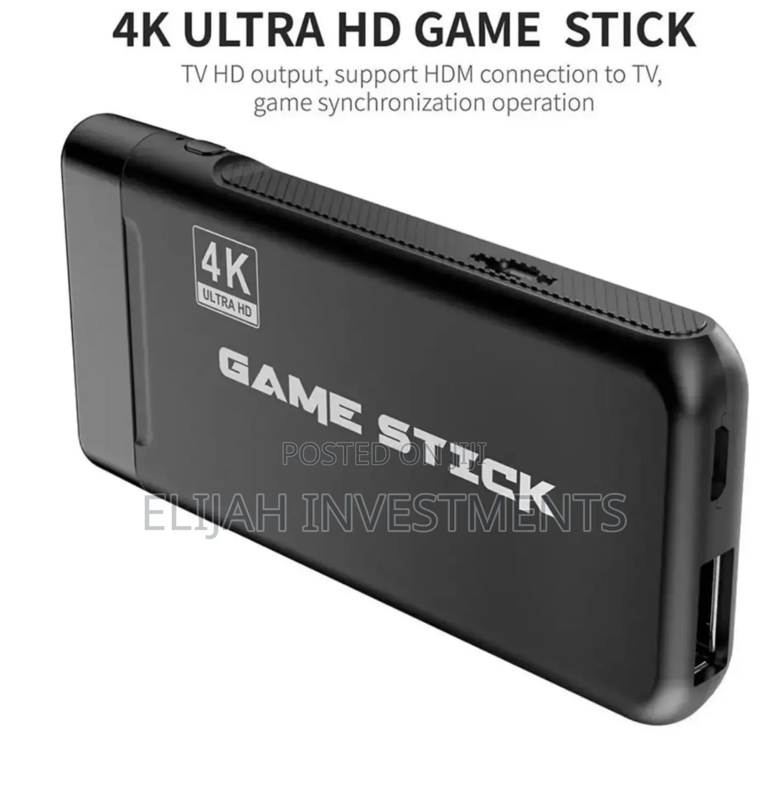 Ultra Hd Game Stick Featuring 2.4g Wireless Controllers