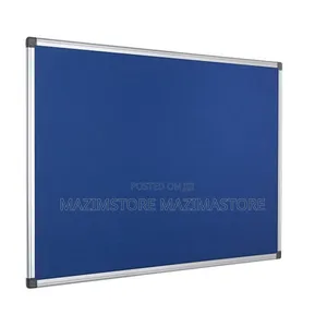 Notice Board (90×120cm) With 1 Packet Free Push Pins-Blue