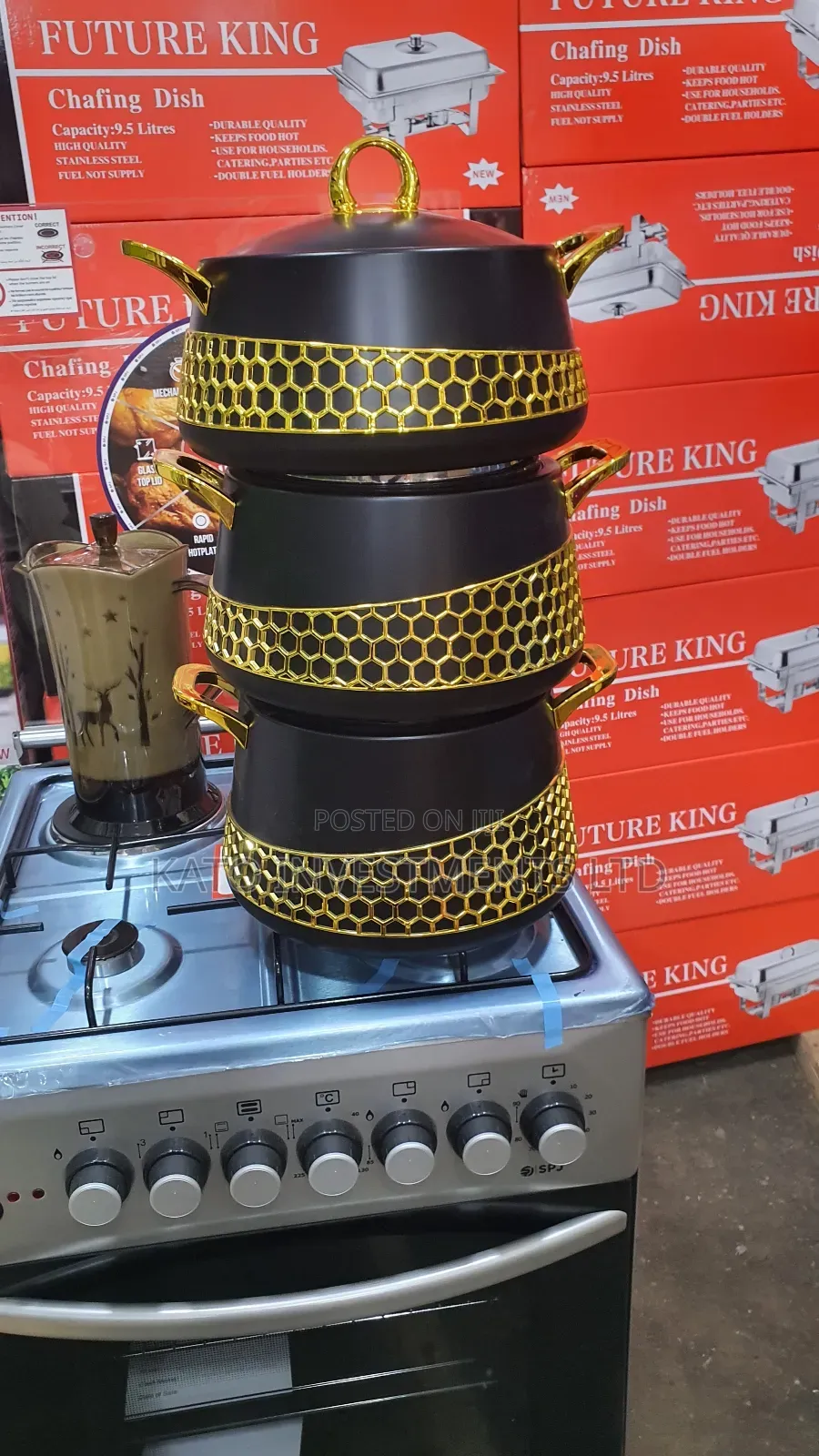 Hot Pot 4pcs Thermo Insulated Food Warmer Hotpot Serving Dishes