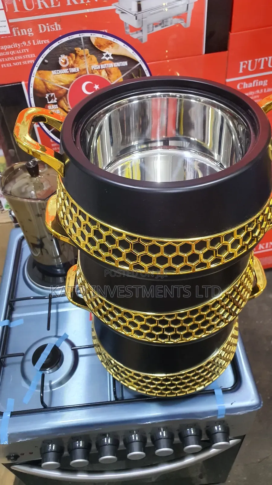 Hot Pot 4pcs Thermo Insulated Food Warmer Hotpot Serving Dishes