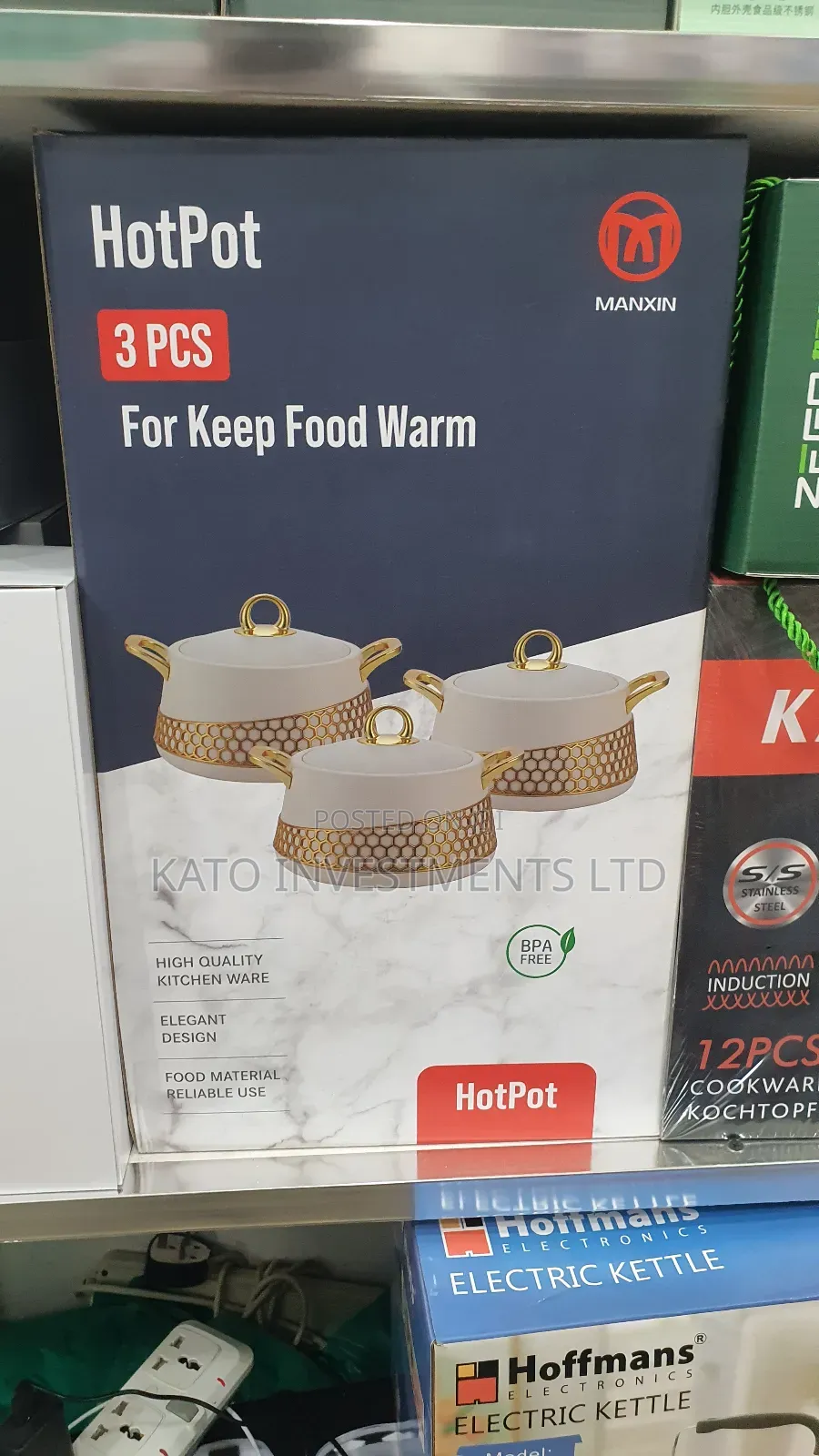 Hot Pot 4pcs Thermo Insulated Food Warmer Hotpot Serving Dishes