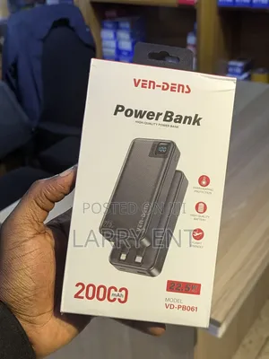 Ven-Dens Power Bank | 20000mah | Lightning Type-C