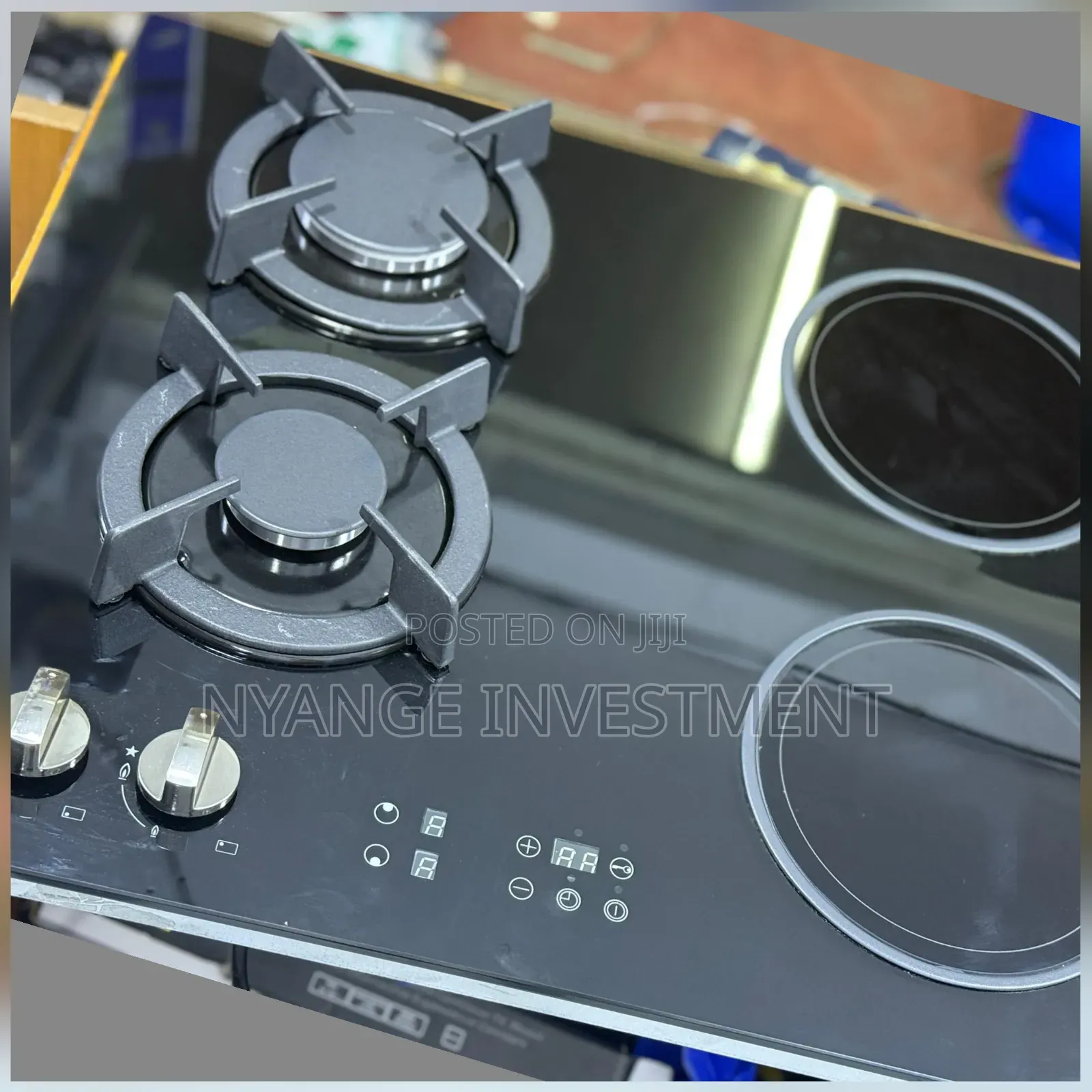 Gas Hob 2+2 With Infrared. Gas Hob