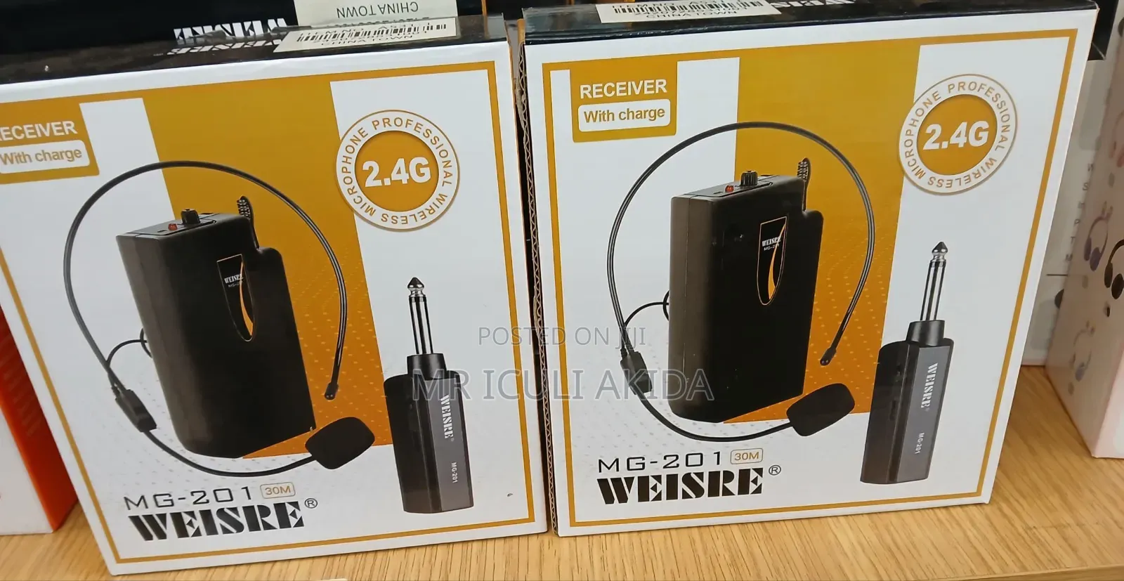 Weisre Mg-201 Professional 2.4g Wireless Microphone System