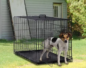 Foldable Metallic Wire Dog Pet Cage