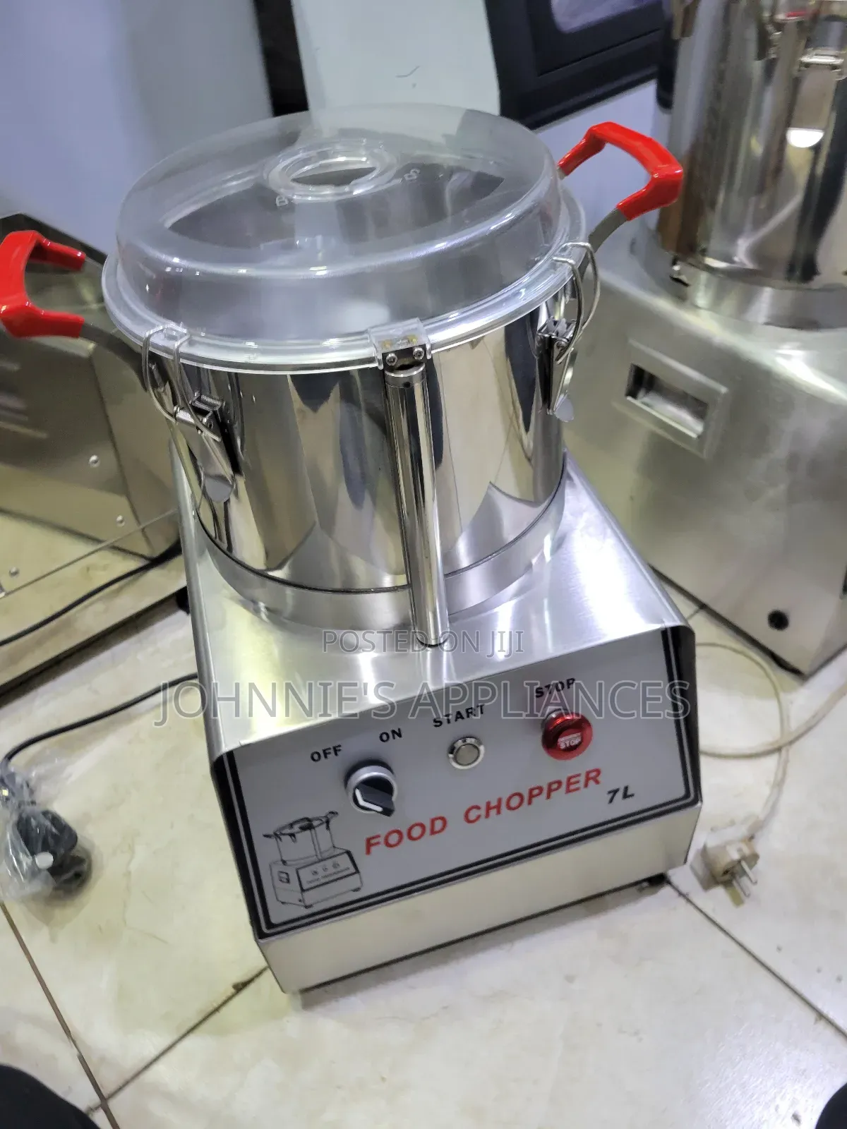 Commercial Electric Food Chopper 7l – Heavy Duty Stainless Steel