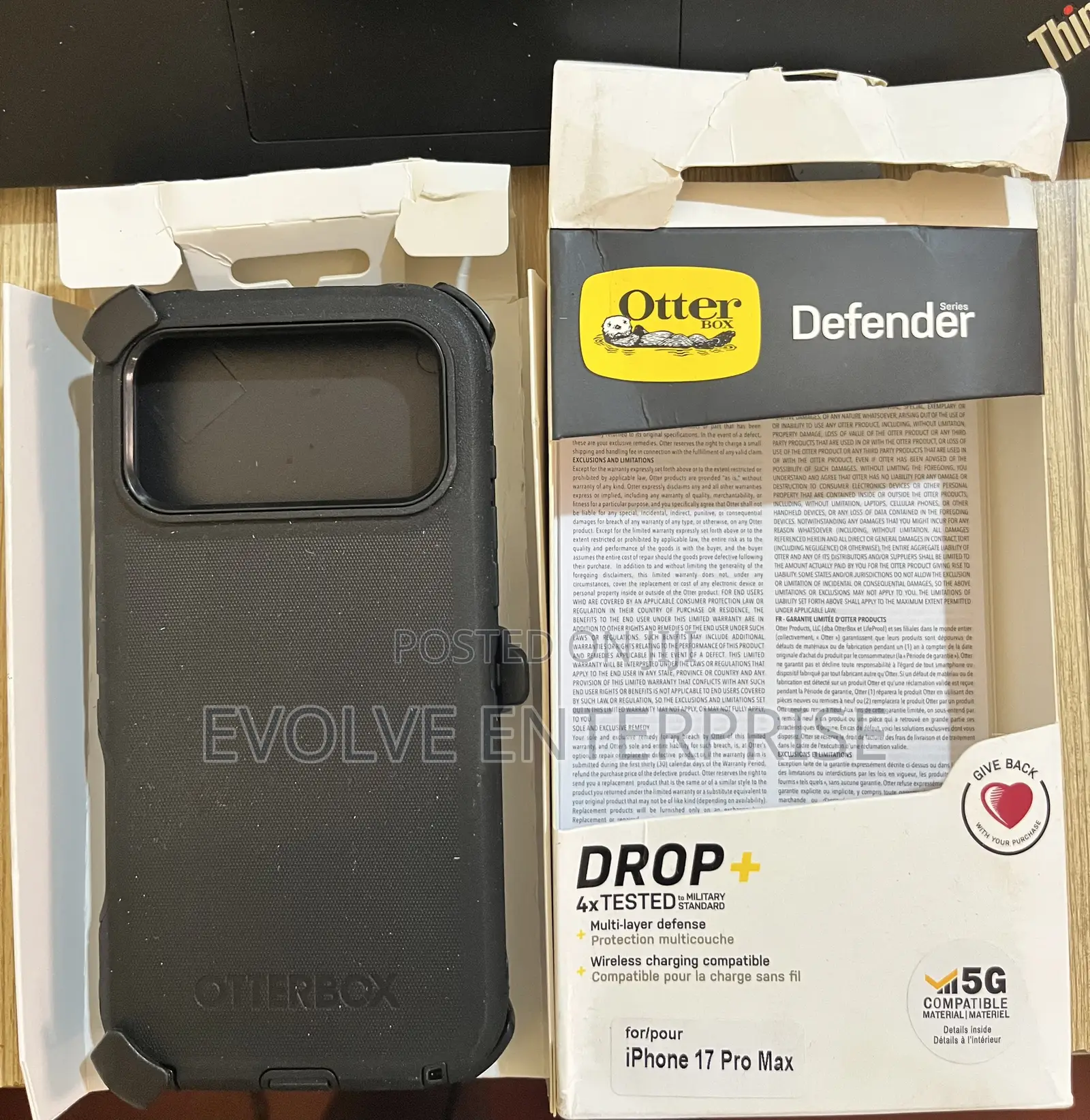 Otterbox Military Grade Protective Cover for iPhone 17 Pro Max