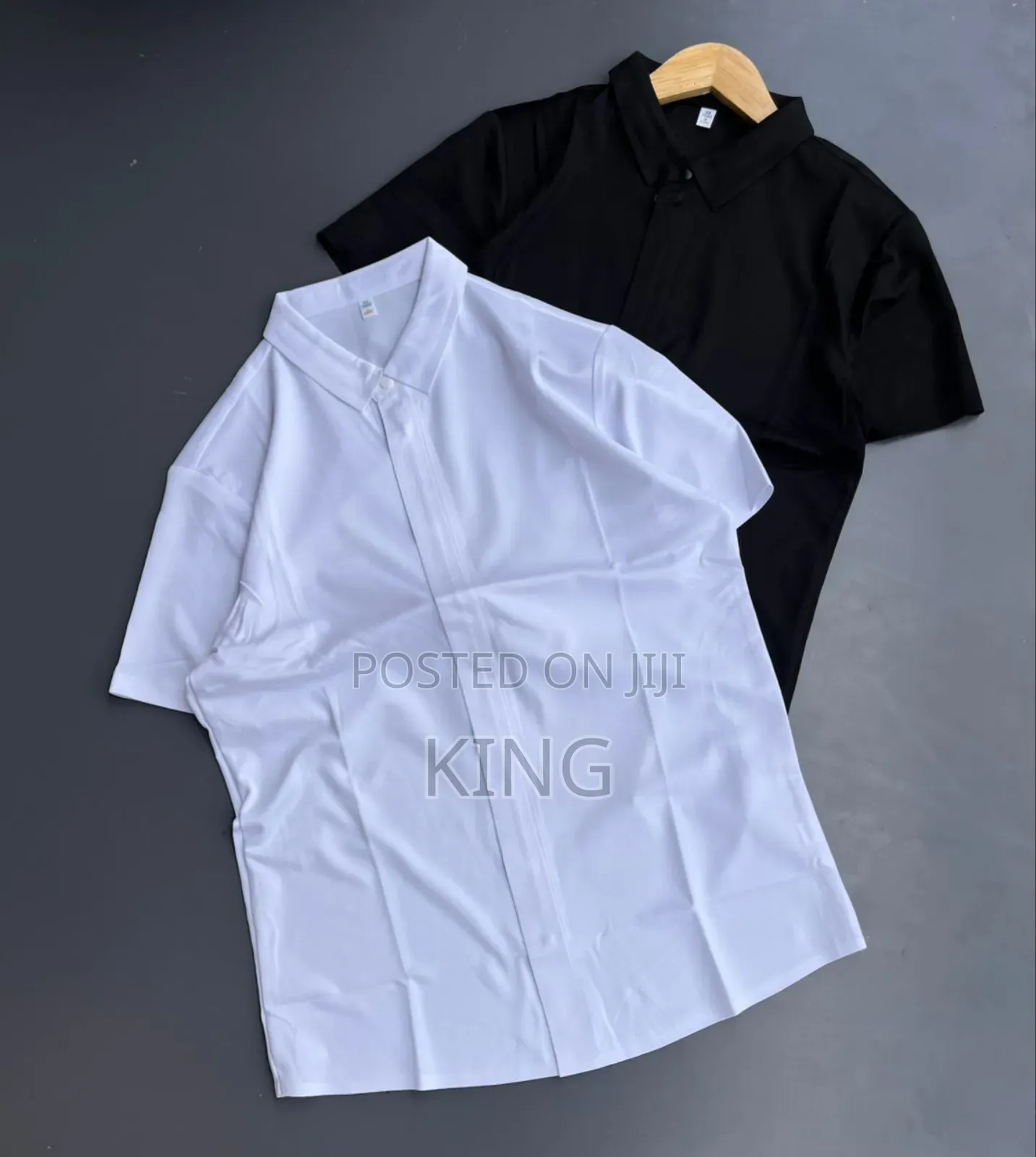 Short-Sleeved Full Zipper Shirt