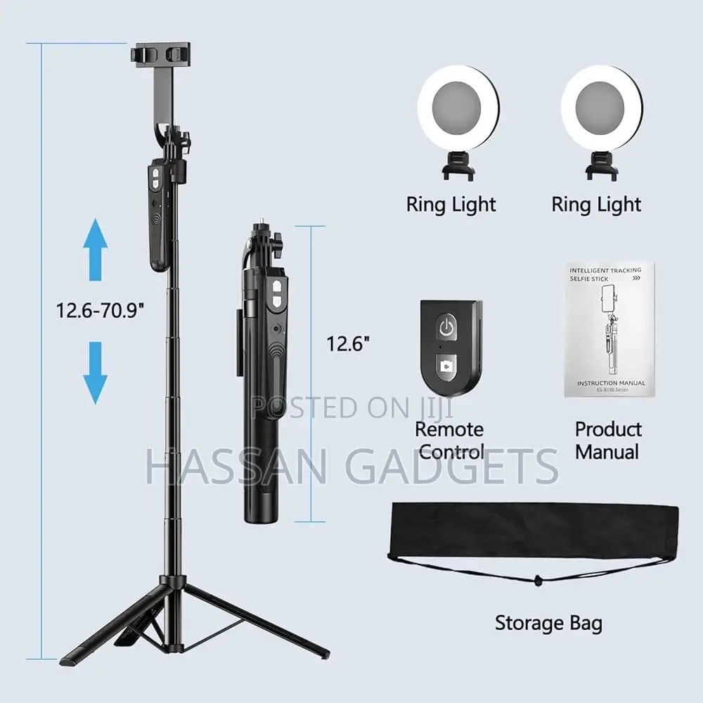 Tripod Stand With Face Tracking Lights