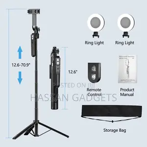 Tripod Stand With Face Tracking Lights