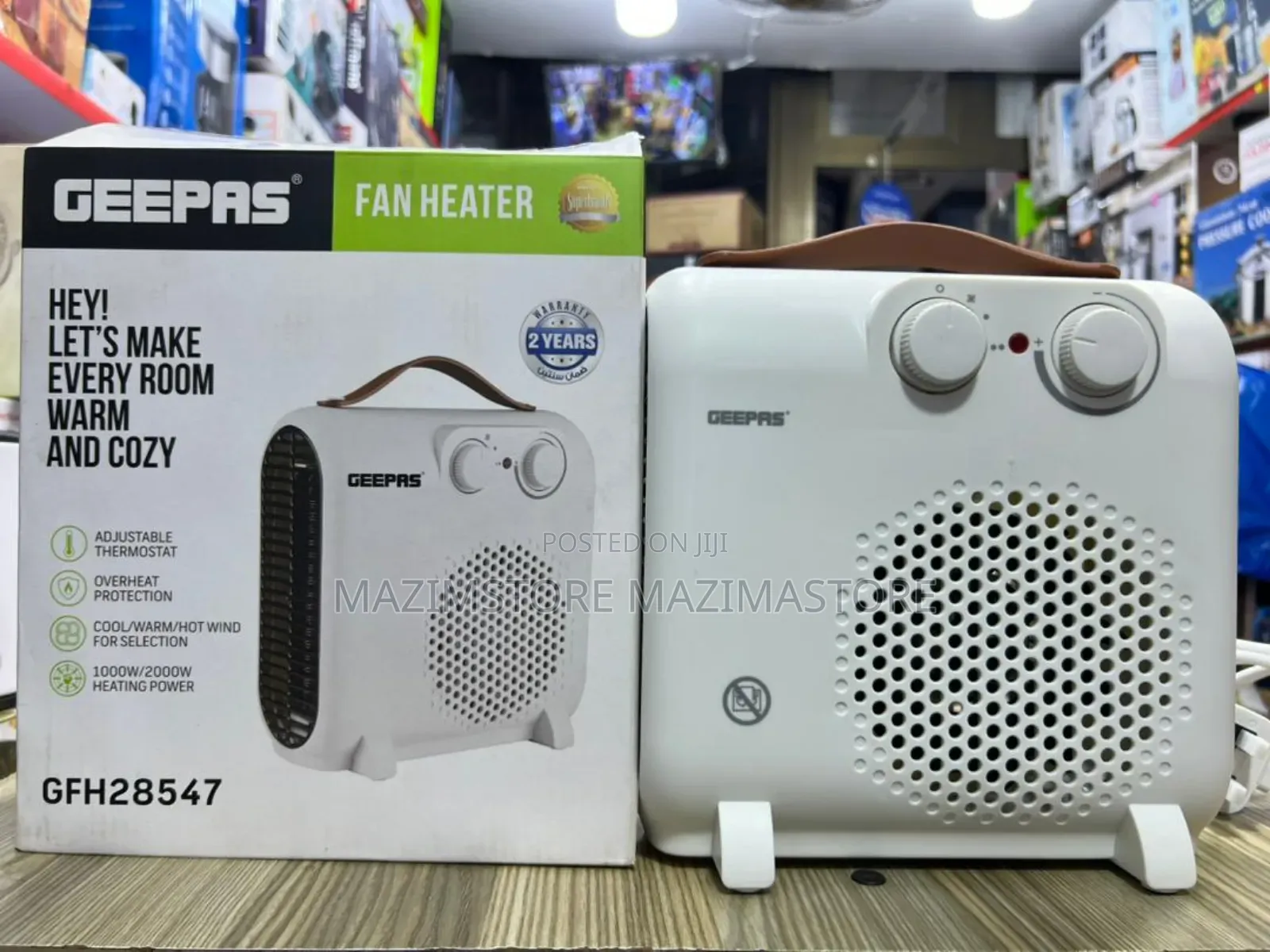 Geepas Fan Heater at *180,000* Ugx