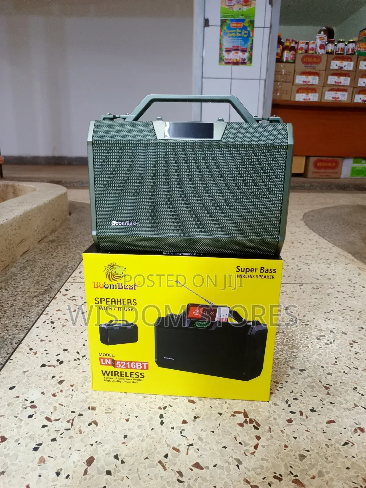 Ln5216bt Bigsound Boombest Wireless Bluetooth Speaker With Fm Radio