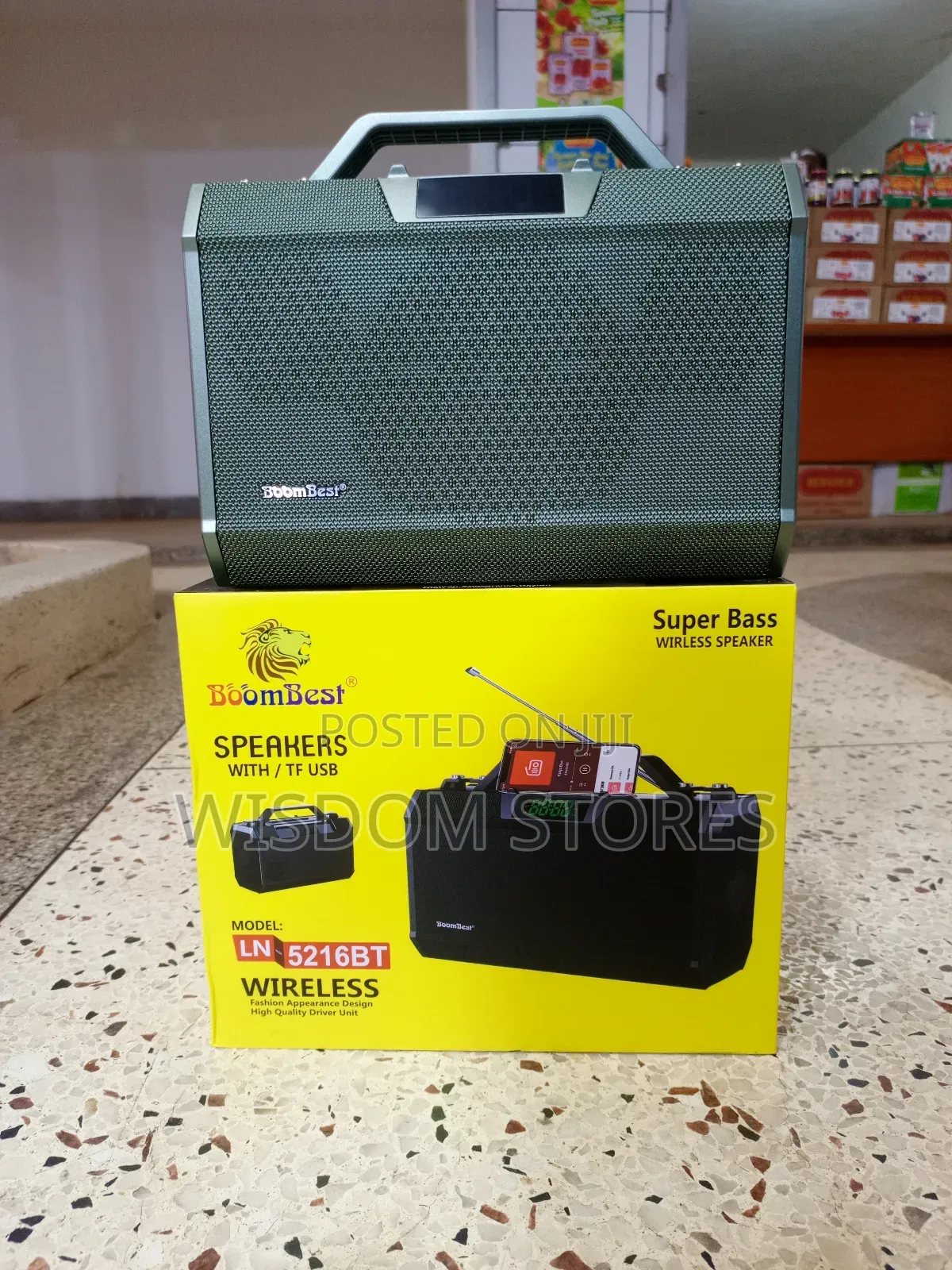 Ln5216bt Bigsound Boombest Wireless Bluetooth Speaker With Fm Radio