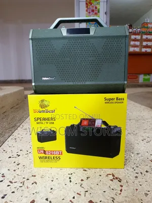 Ln5216bt Bigsound Boombest Wireless Bluetooth Speaker With Fm Radio