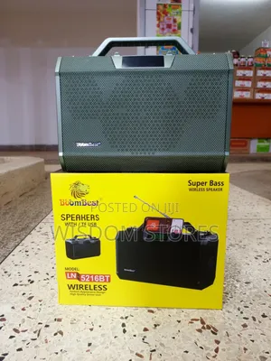 Ln5216bt Bigsound Boombest Wireless Bluetooth Speaker With Fm Radio
