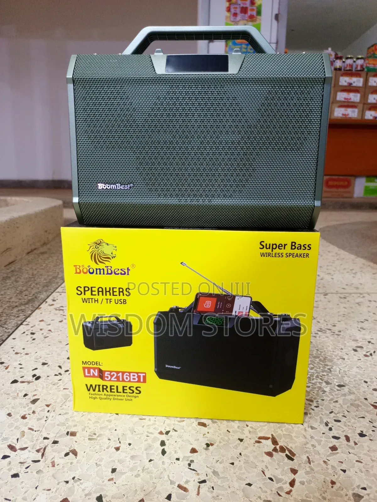 Ln5216bt Bigsound Boombest Wireless Bluetooth Speaker With Fm Radio