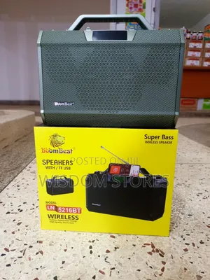 Ln5216bt Bigsound Boombest Wireless Bluetooth Speaker With Fm Radio
