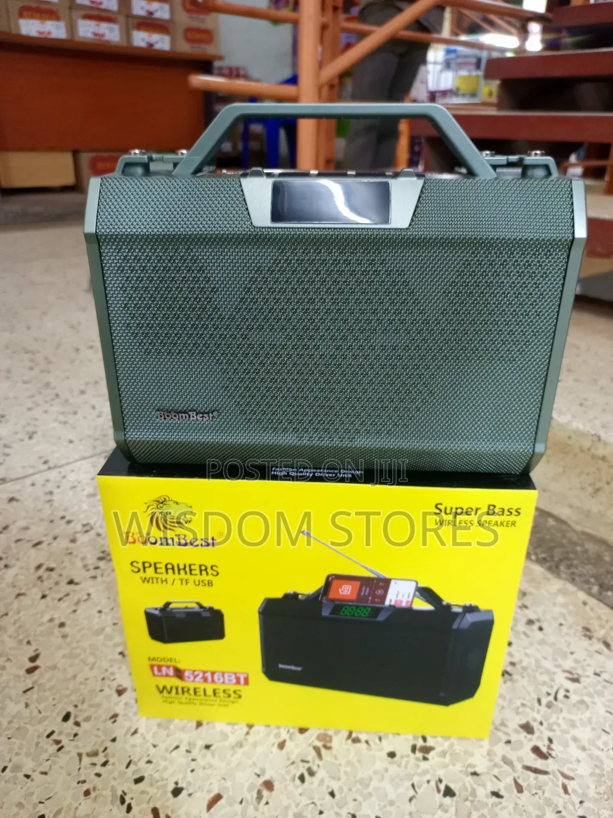 Ln5216bt Bigsound Boombest Wireless Bluetooth Speaker With Fm Radio