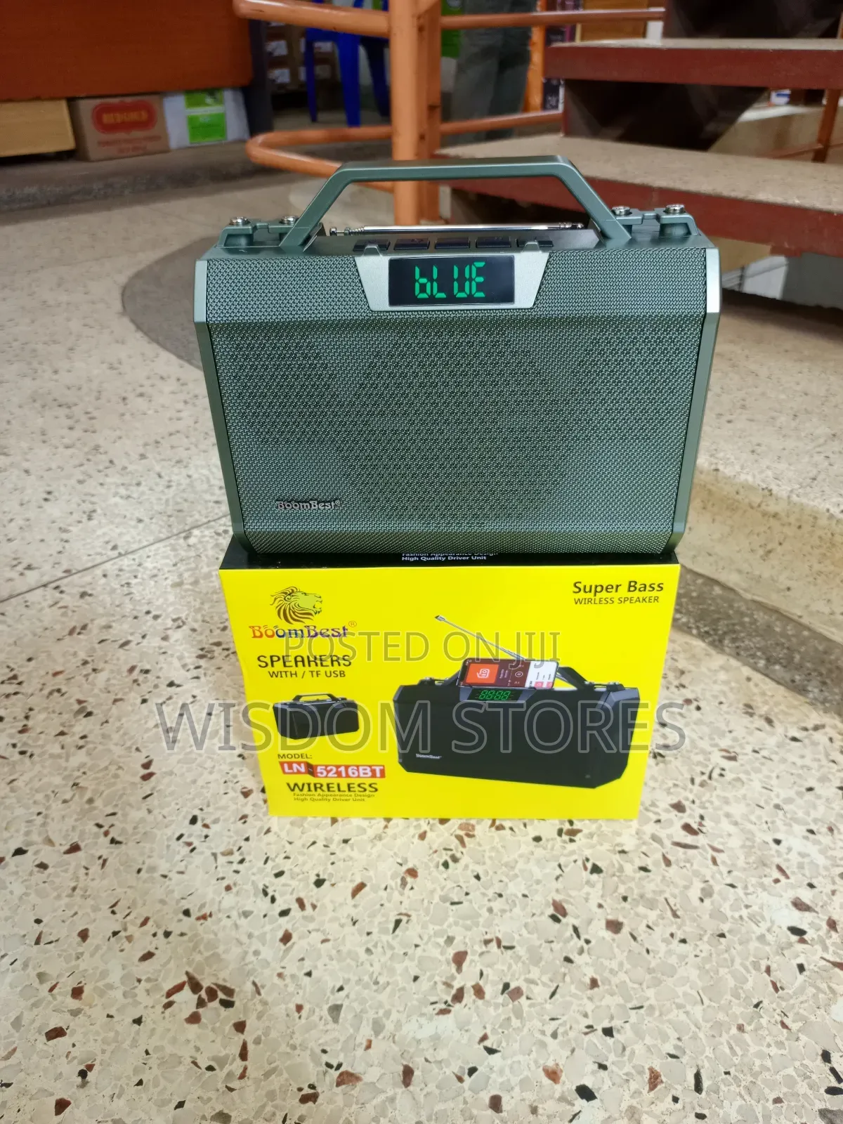 Ln5216bt Bigsound Boombest Wireless Bluetooth Speaker With Fm Radio