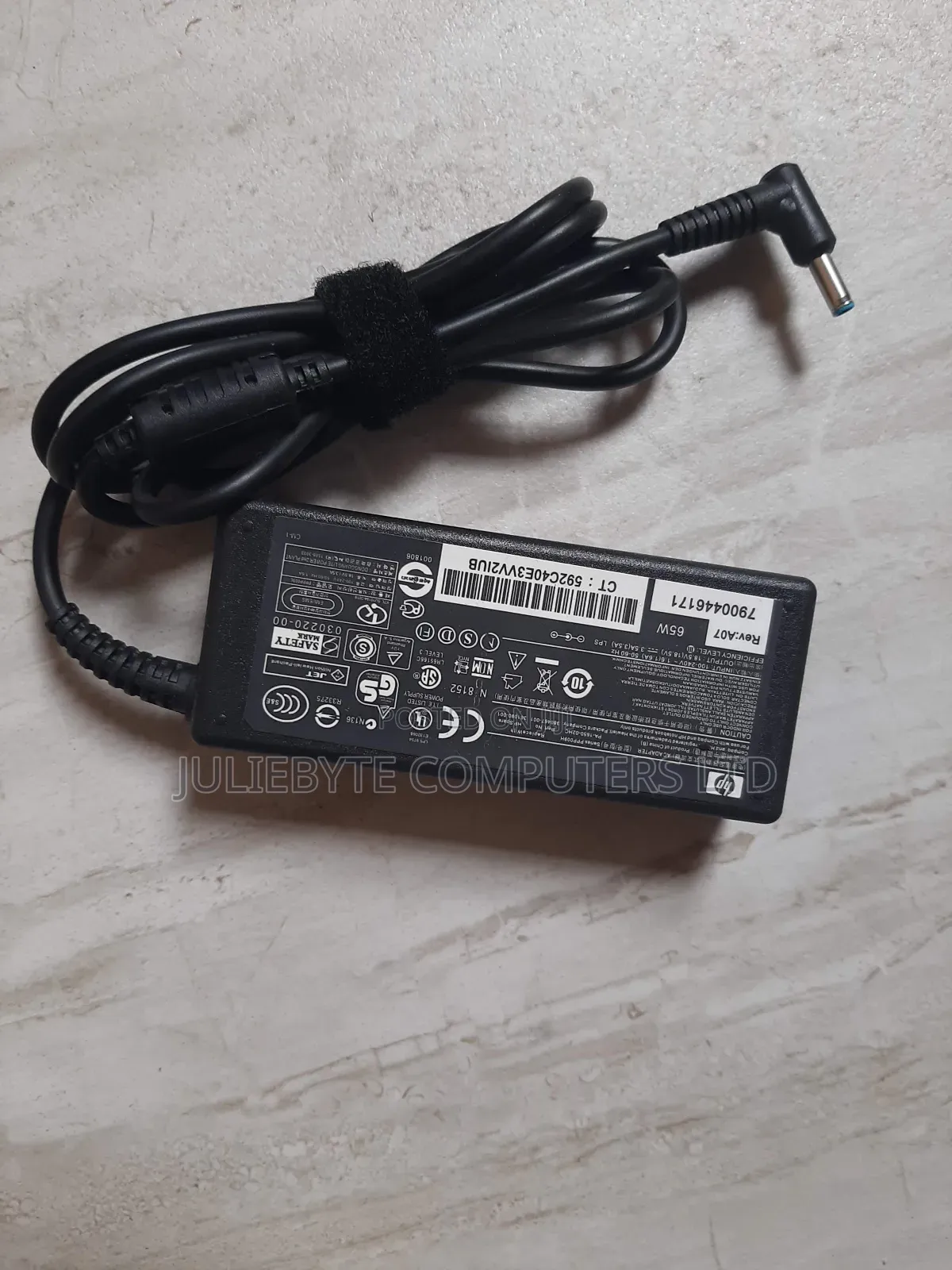 Hp Bluepin Charger 65w