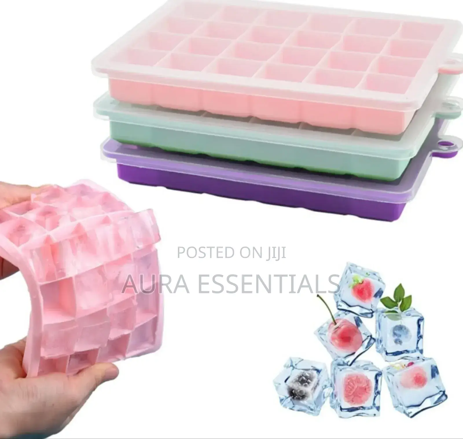 Silicone Ice Cube Tray