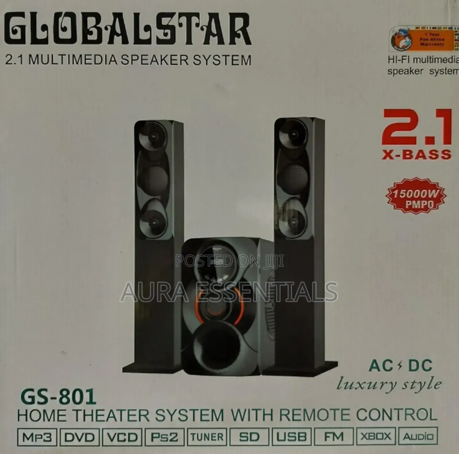 Globalstar Gs-801 2.1 Multimedia Speaker System