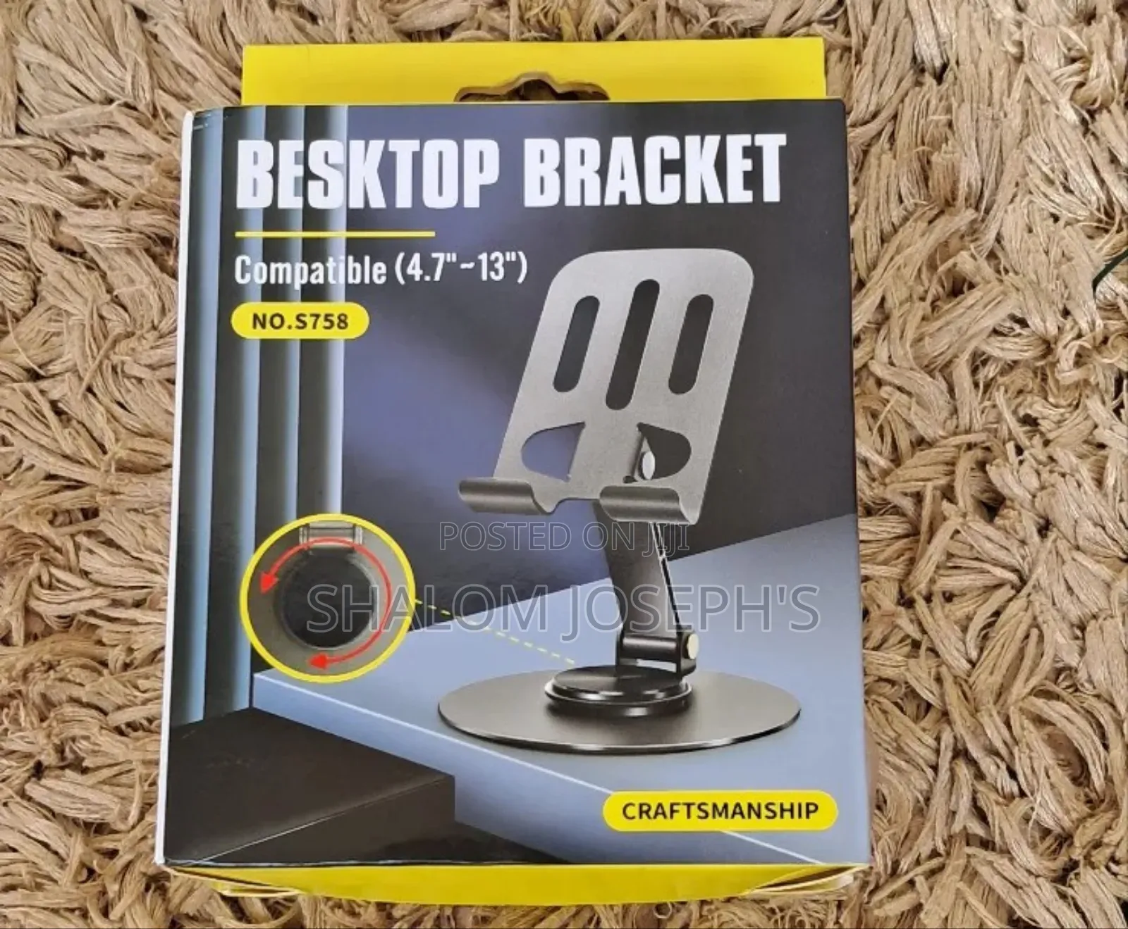 Metallic Table Phone Stand
