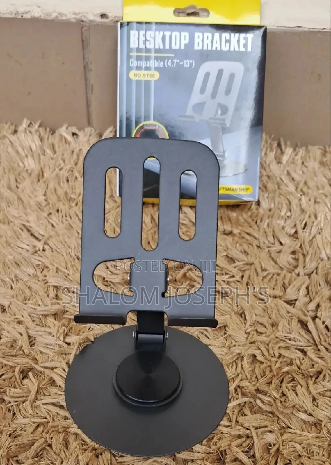 Metallic Table Phone Stand