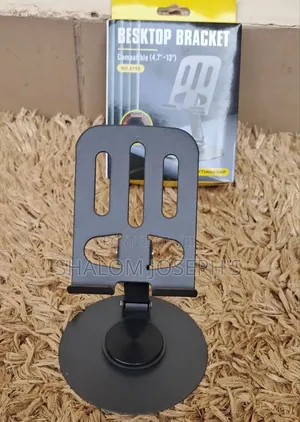 Metallic Table Phone Stand