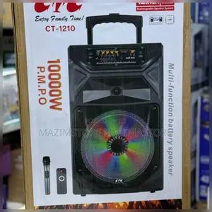 CTC 12 Inches Speaker With a Microphone at 350,000 Ugx
