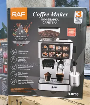 Raf Medium Size Commercial Coffee Maker With Grinder
