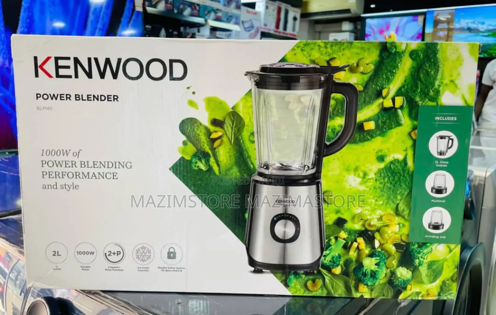 2 Litres Kenwood Glass Blender at 350,000 Ugx