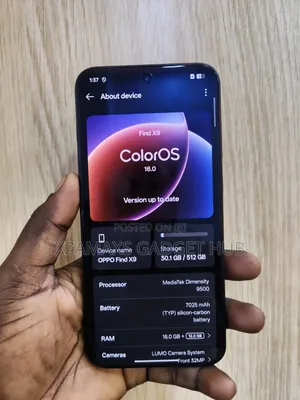 New Oppo Find X9 5G 512 GB Black