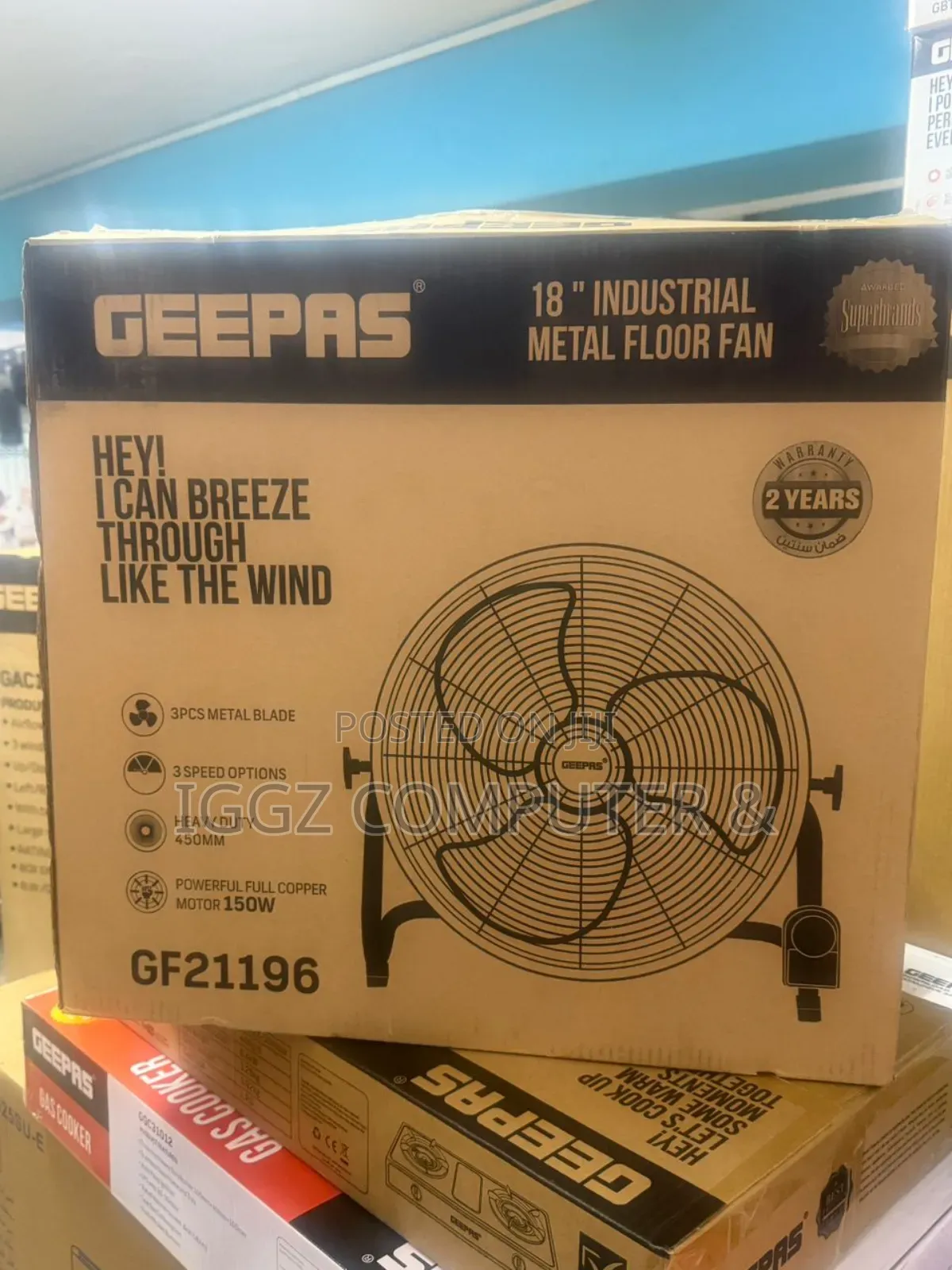 Geepas 18 Inch Industrial Floor Fan
