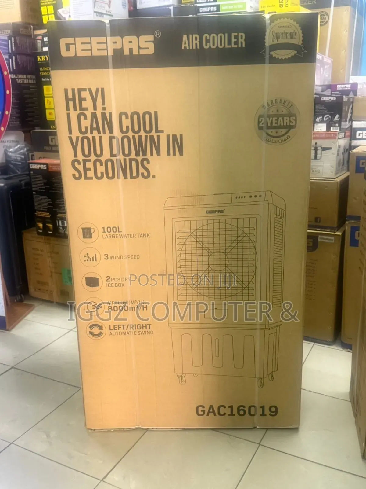 Geepas 100 Litres Air Cooler