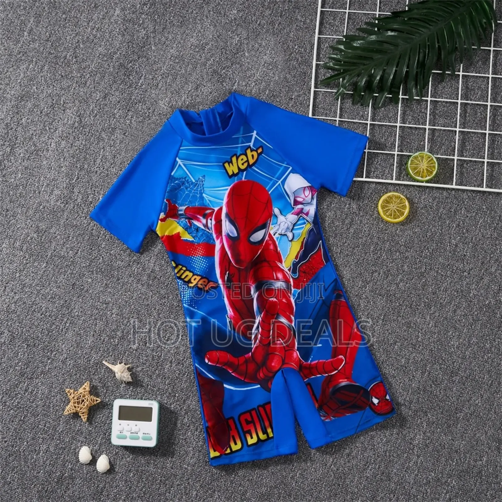Kids Swimming Costume Swimsuite  (3 To 7 Years) - Multicolor