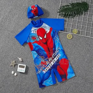 Kids Swimming Costume Swimsuite  (3 To 7 Years) - Multicolor