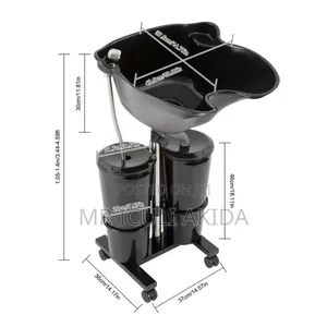 Modern Backwash Shampo Bowl Basin Hairdress Spa Salon Hair Washng Sink