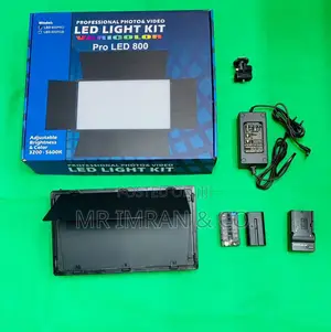 Pro Led 800 Professional Photo And Video Lighting Kit.