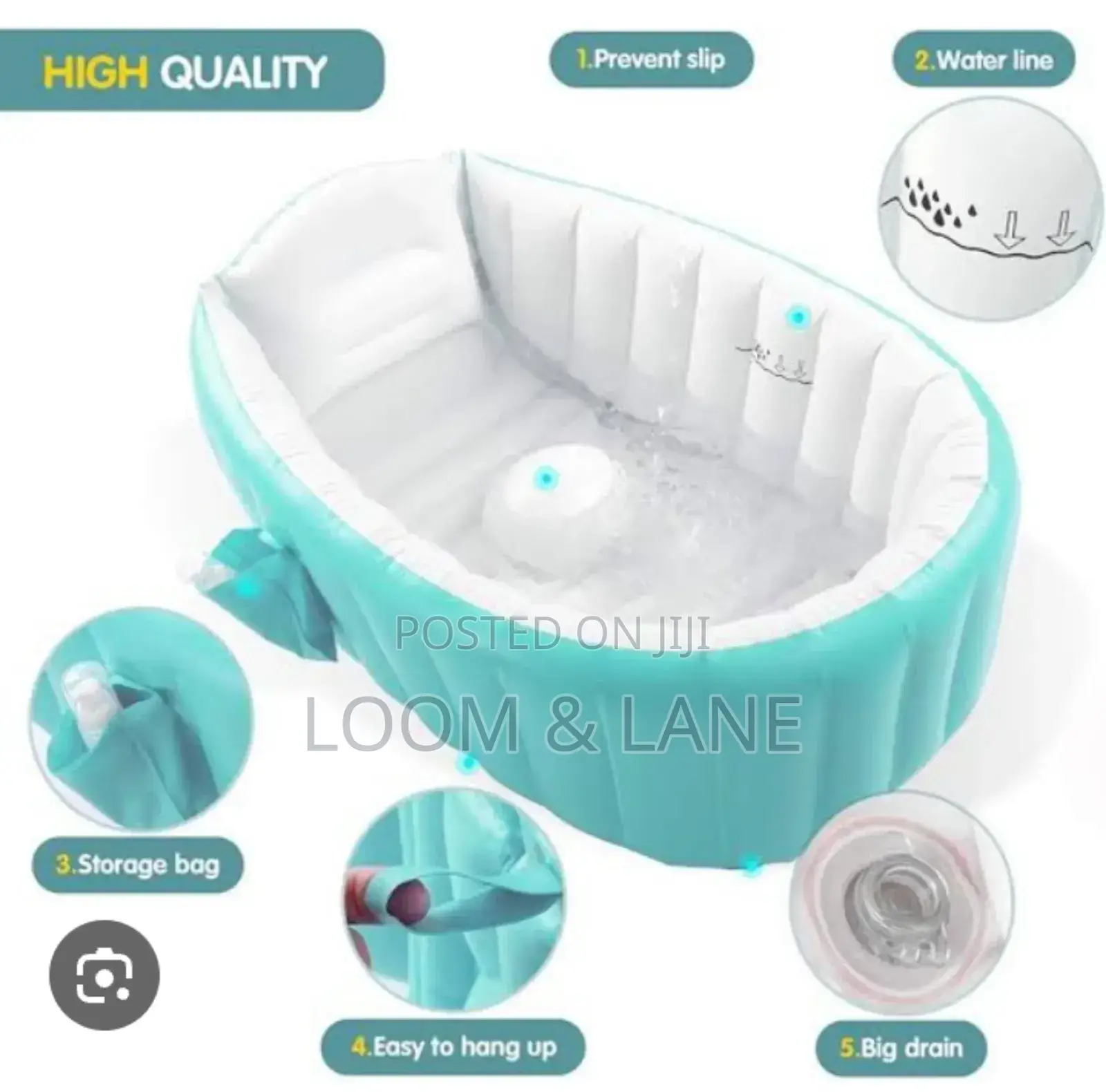 Scryoubao Inflatable Baby Bath Tub
