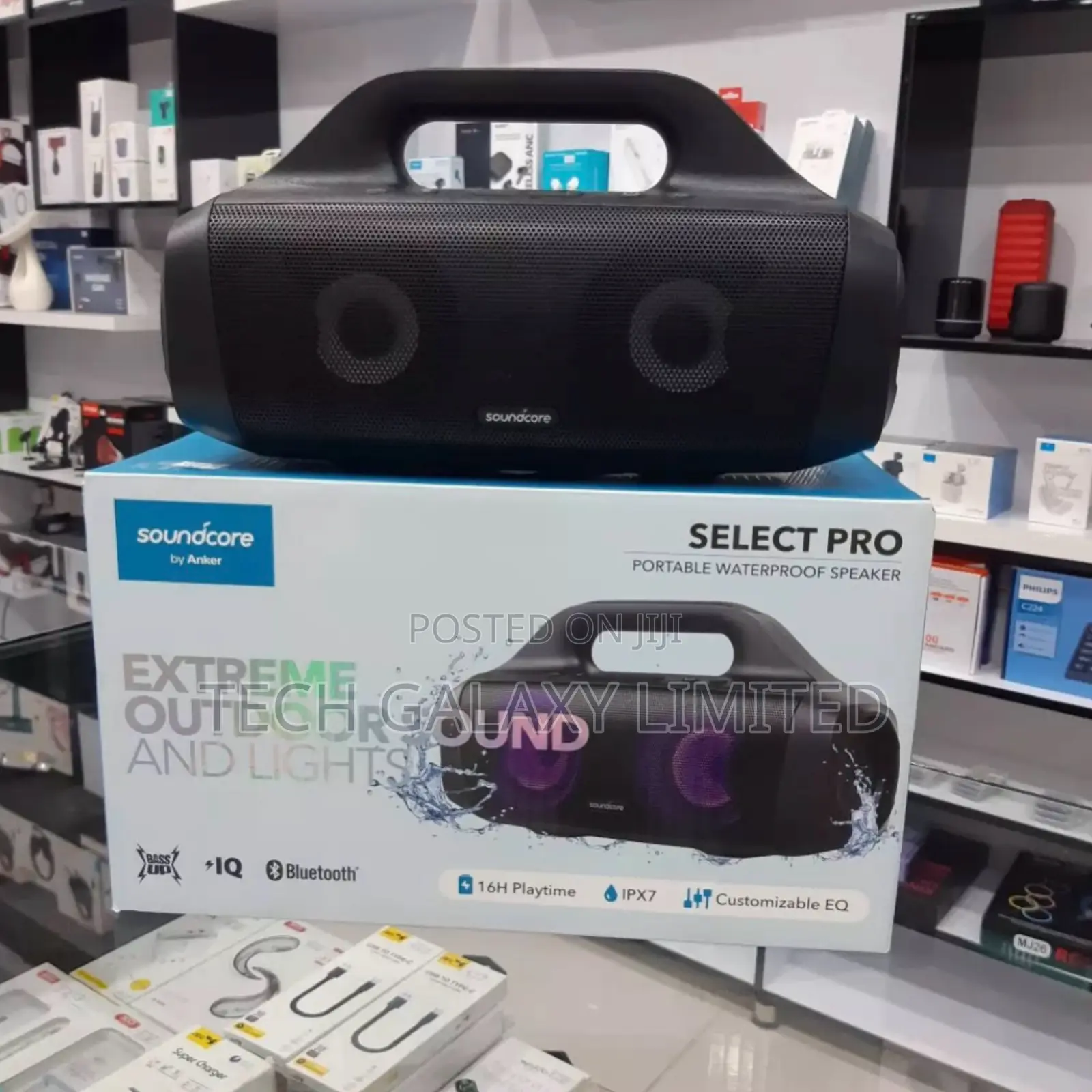Anker Select Pro, 30w Outdoor Bluetooth Speaker Waterproof, 16h Hours